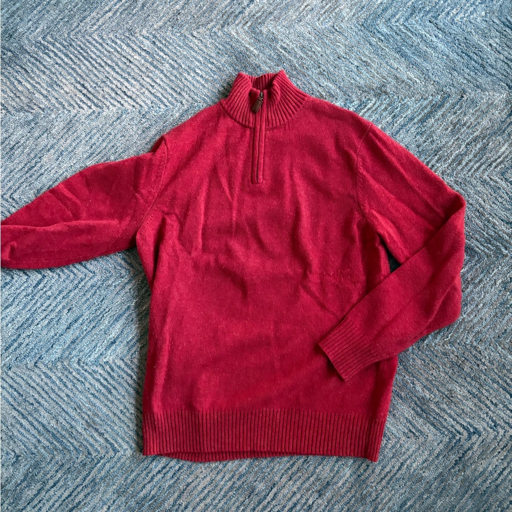 Bonobos men’s 1/4 zip sweater
